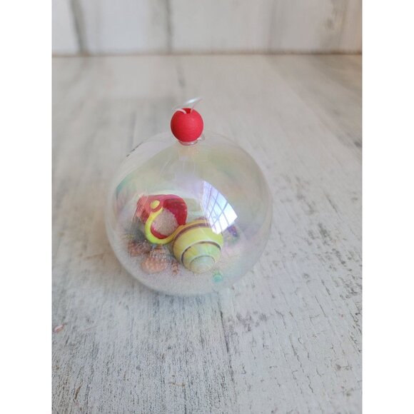 Nassau Bahamas sand ball beach ornament Xmas set - Picture 3 of 7